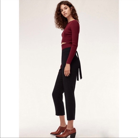 Wilfred Black Geneva Pant New Black size 2